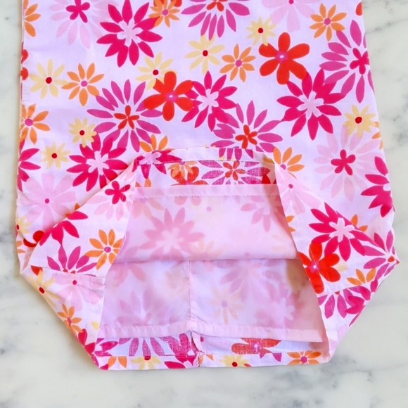 Old Navy Fully Lined Linen and Cotton Dress with multi color flowers. - Picture 5 of 8